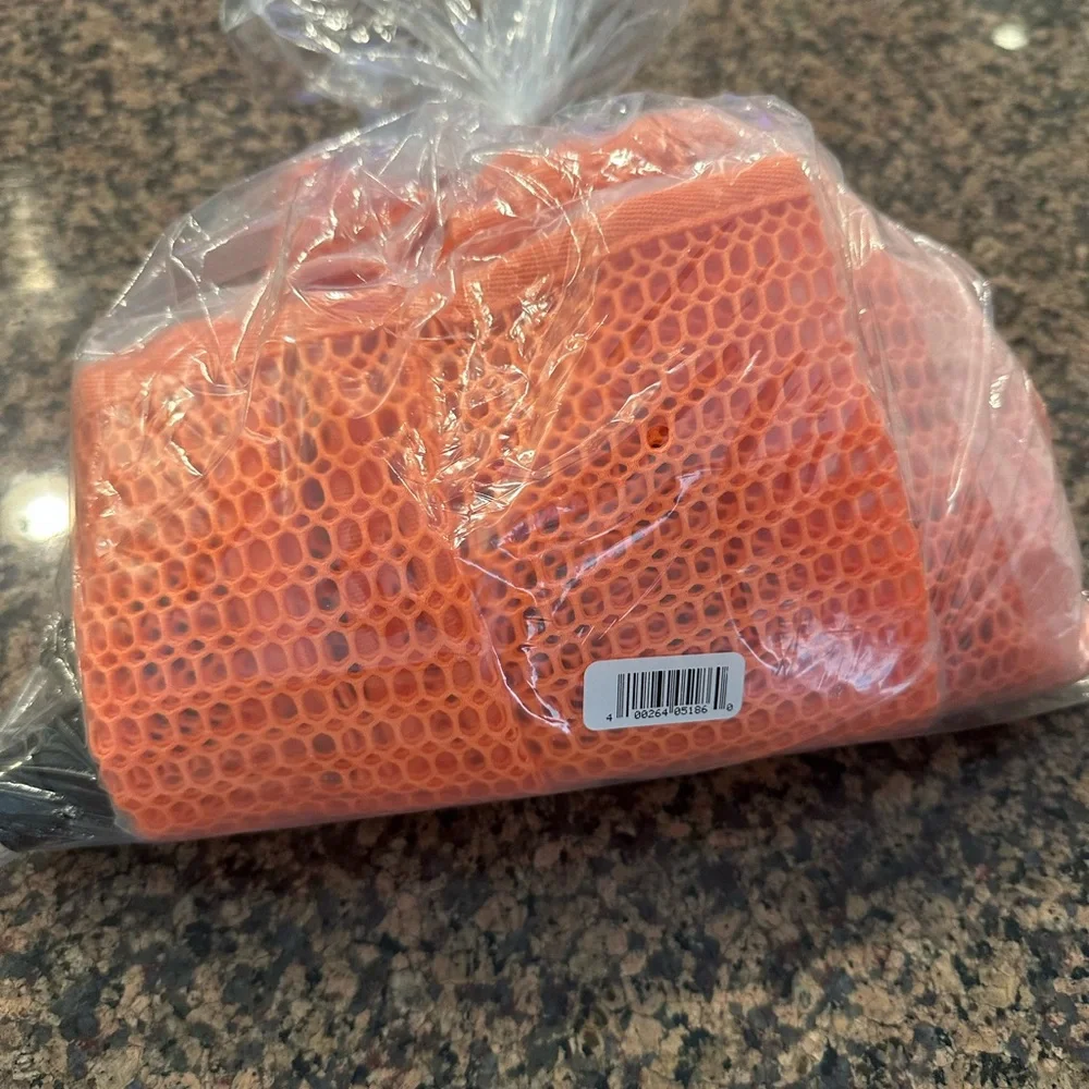Ulta Mesh Beach Bag in Orange with Samples